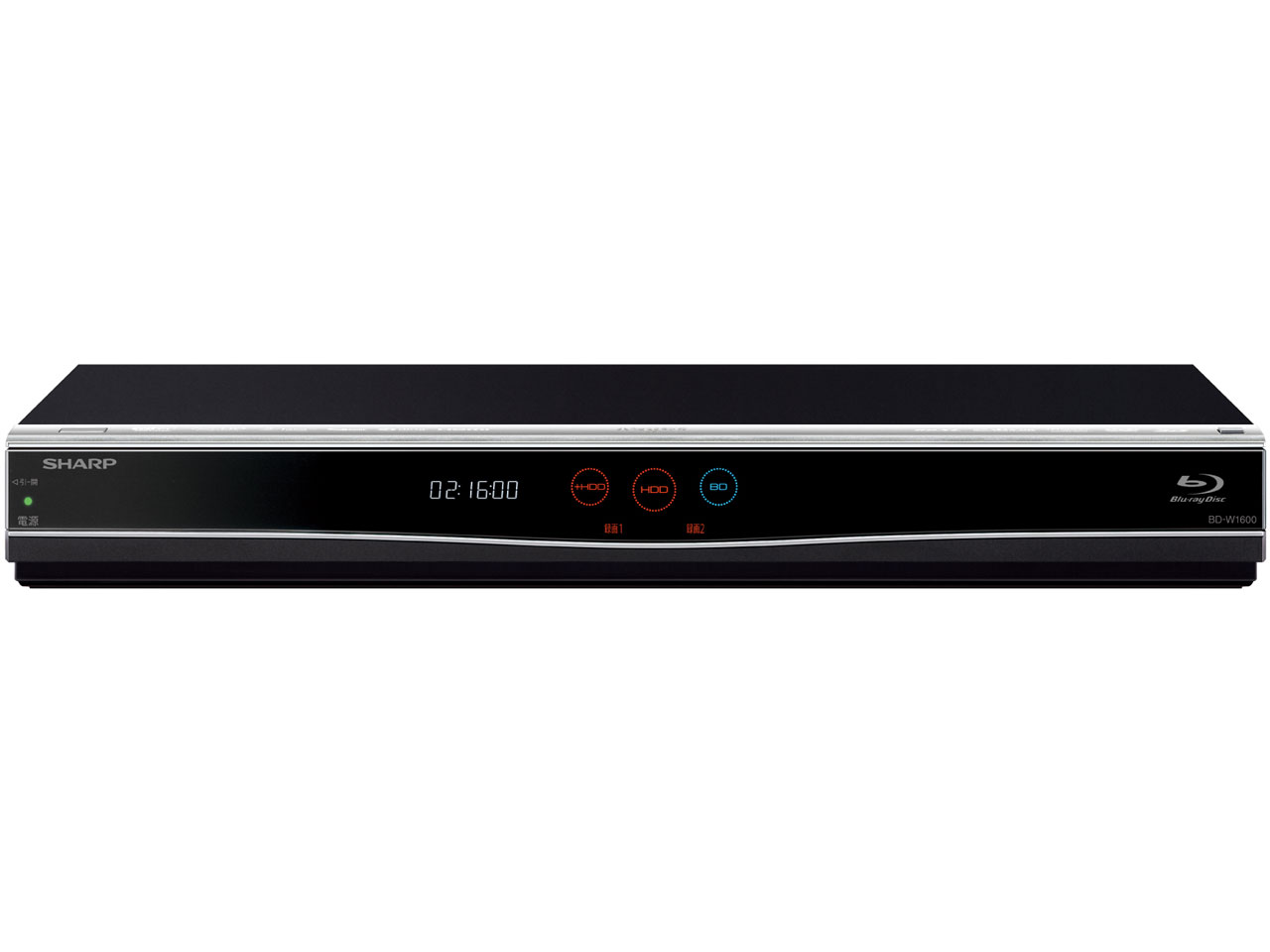 AQUOSブルーレイ BD-W1600の価格 【SHARP】と詳細ページ、HDD/DVDレコーダー DVD【ディスクグループ】