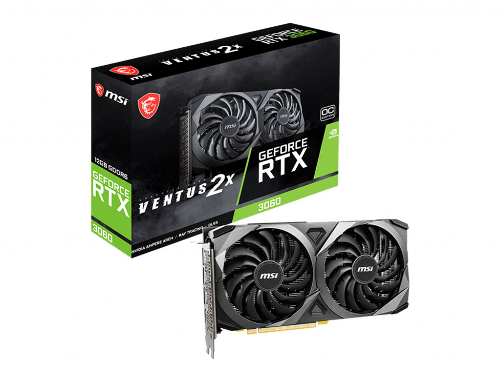 GeForce RTX 3060 VENTUS 2X 12G OC [PCIExp 12GB]